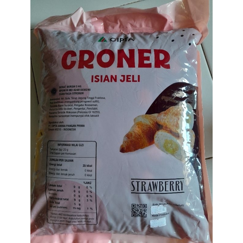 

SELAI JELLY CRONER 5KG RASA STROWBERY BLUEBERY NENAS