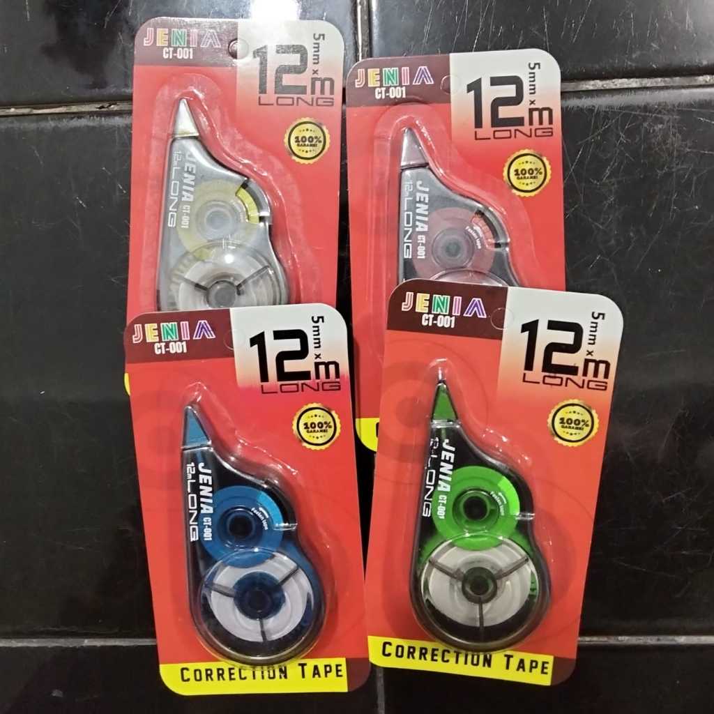 

Correction Tape Tipex Kertas Jenia 12M CT-001 Satuan