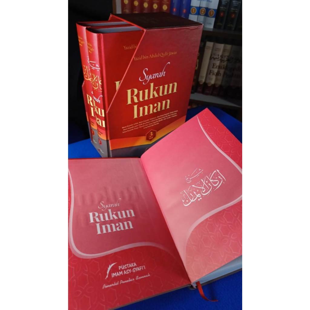 Buku Syarah Rukun Iman Ustadz Yazid Jawas Set 3 jilid
