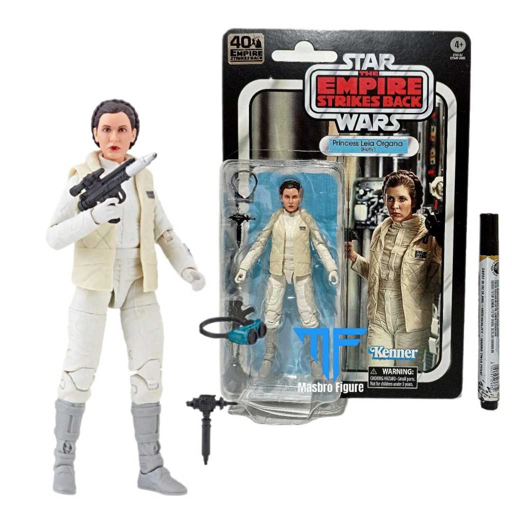 Hasbro Star Wars The Empire Strikes Back 40th Anniversary Black Series Kenner Princess Leia Organa (