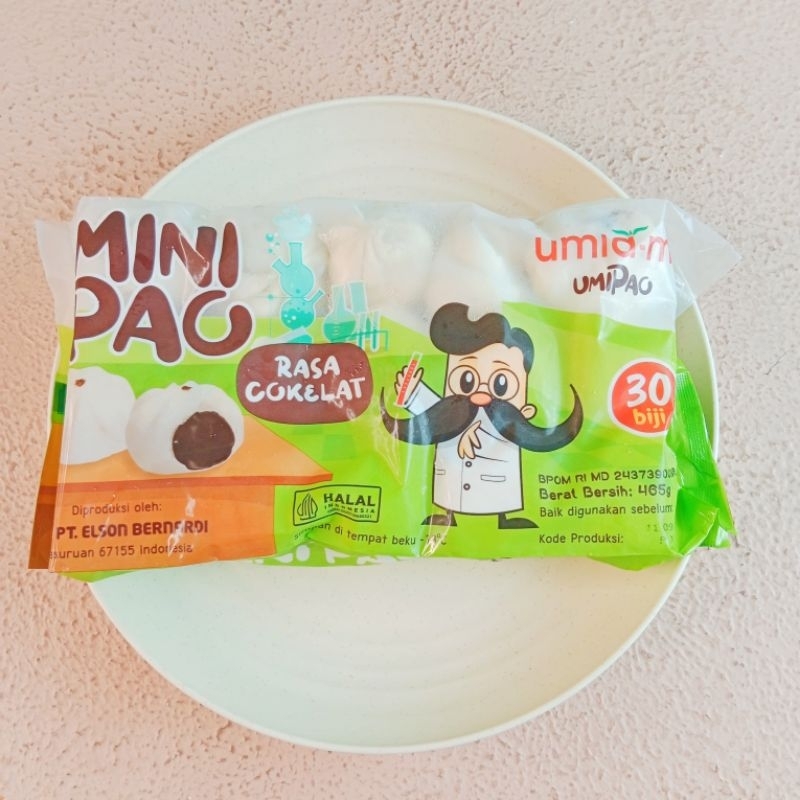 

Umiami Umipao Minipao Mini Pao Bakpao Mini Rasa Coklat isi 30 pcs