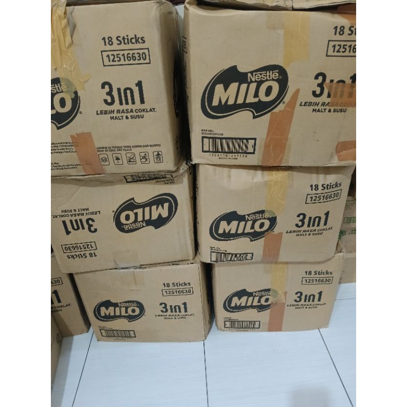 

milo 3in1 18stik 24 pack