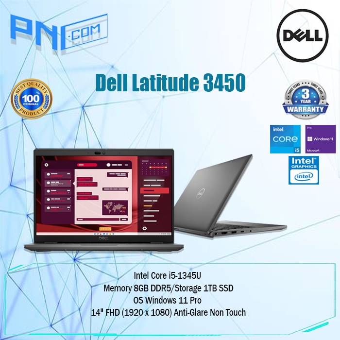 Dell Latitude 3450 i5-1345U 8GB 1TB SSD WIN11PRO 3Yr