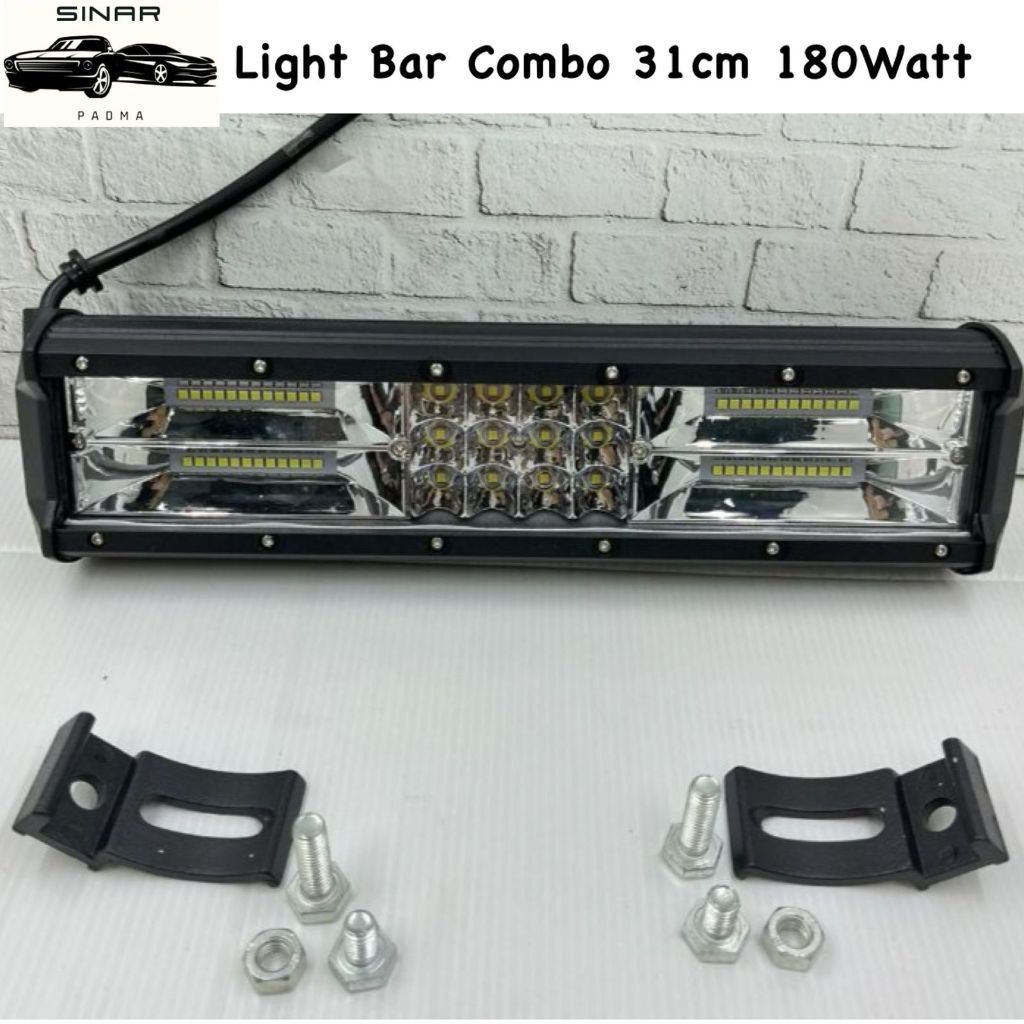 Lampu Sorot / Lampu Tembak LED Light Bar COMBO 180WATT 31cm