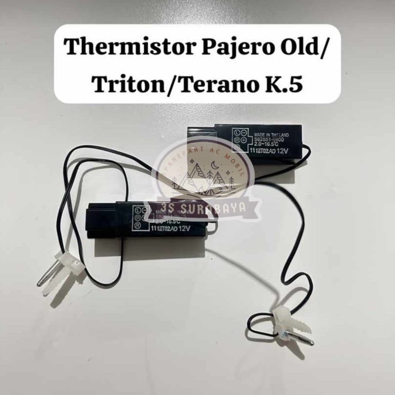Thermis Thermistor Pajero lama triton Terano Kaki 5 Ac mobil (Baru/New)