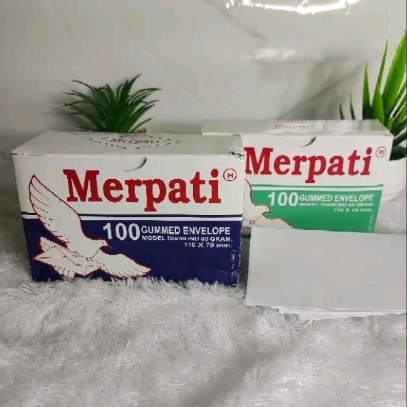 

AMPLOP MERPATI PUTIH POLOS(PESAN 100 untuk 1 Box)