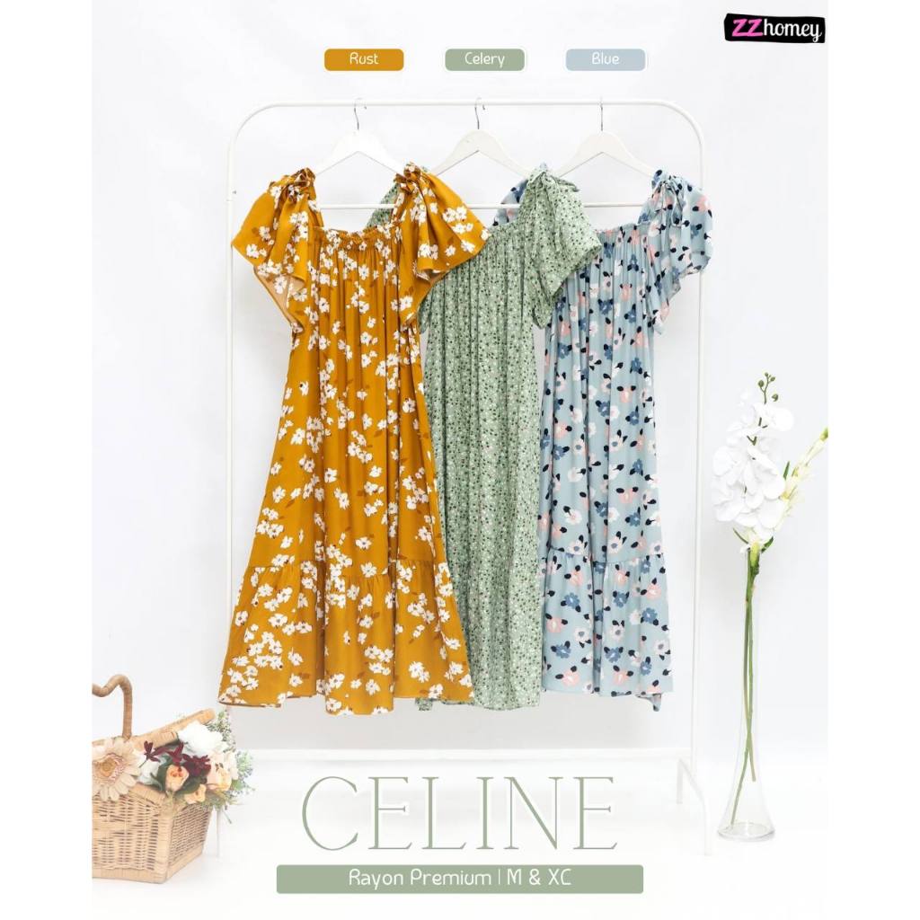 Zzhomey Celine Homedress Daster Terbaru