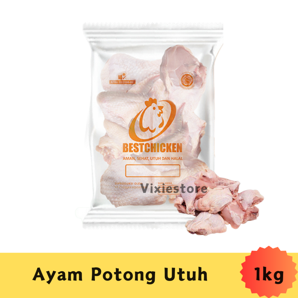 

Bestchicken Daging Ayam Potong Utuh Segar 1kg