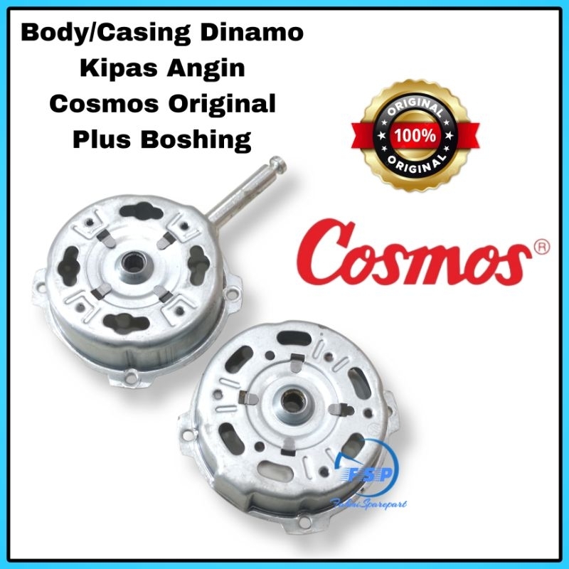 Body/Casing Dinamo Kipas Angin Cosmos Original Plus Boshing/Bushing/Bosing