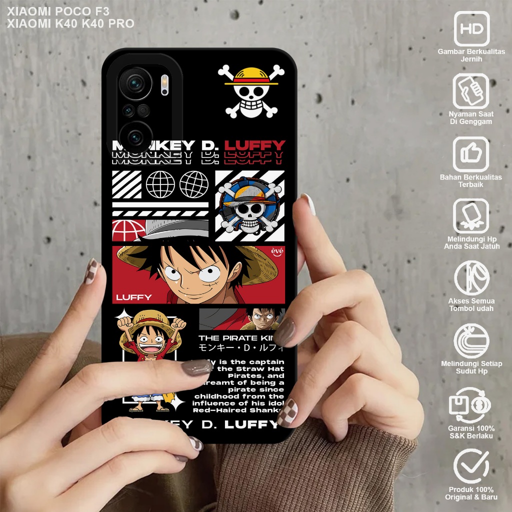 CASE XIAOMI POCO F3 - Casing Hp Xiaomi Poco F3 Motif ONE PIECE - Case Hp Xiaomi Poco F3 - Casing Xia