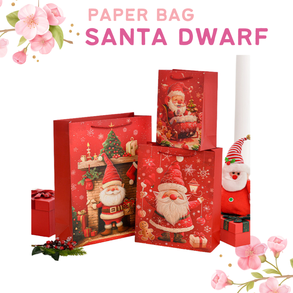 

Paper Bag Christmas Santa Dwart