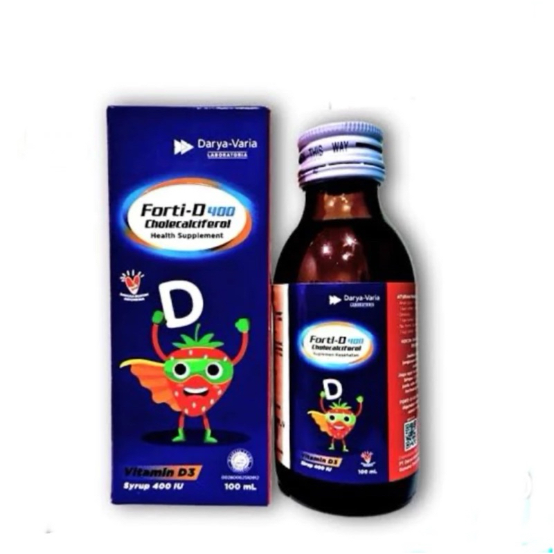 Forti-D 400 IU Sirup 100 ml - Vitamin D3 400 IU Anak
