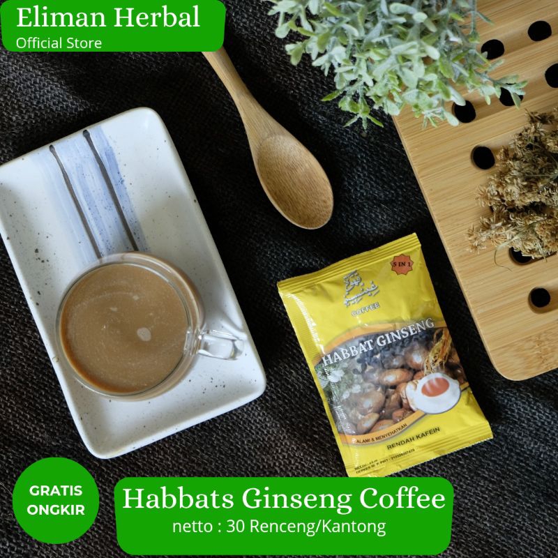 

Habbats Ginseng Coffee Eliman, Kopi Rendah Kafein Baik Untuk Kesehatan Lambung