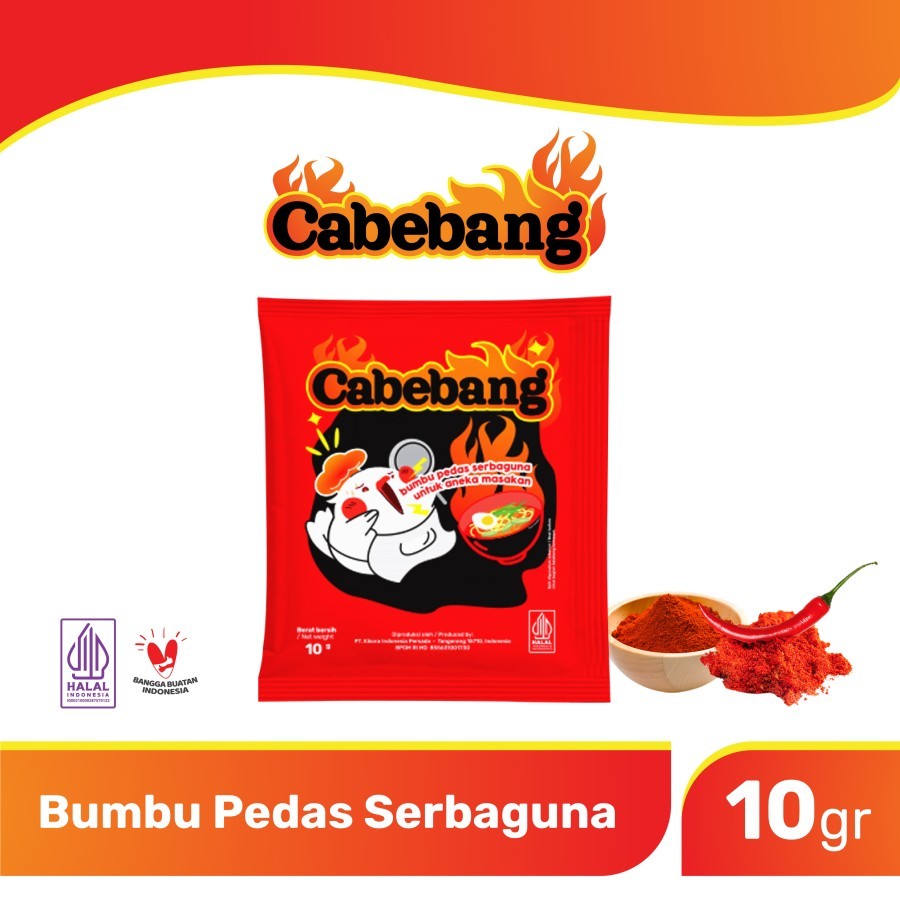 

BUMBU PEDAS SERBAGUNA CABEBANG 10g (seperti aida)