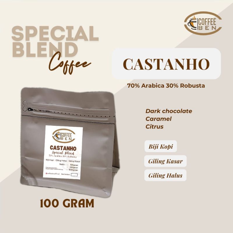 

Kopi CoffeeBen Castanho Special Blend 100 gram