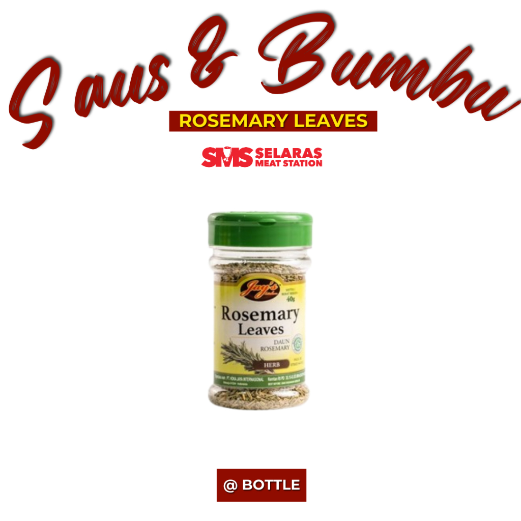 

Jay's Kitchen Rosemary Leaves Daun Rosemary 40 gram