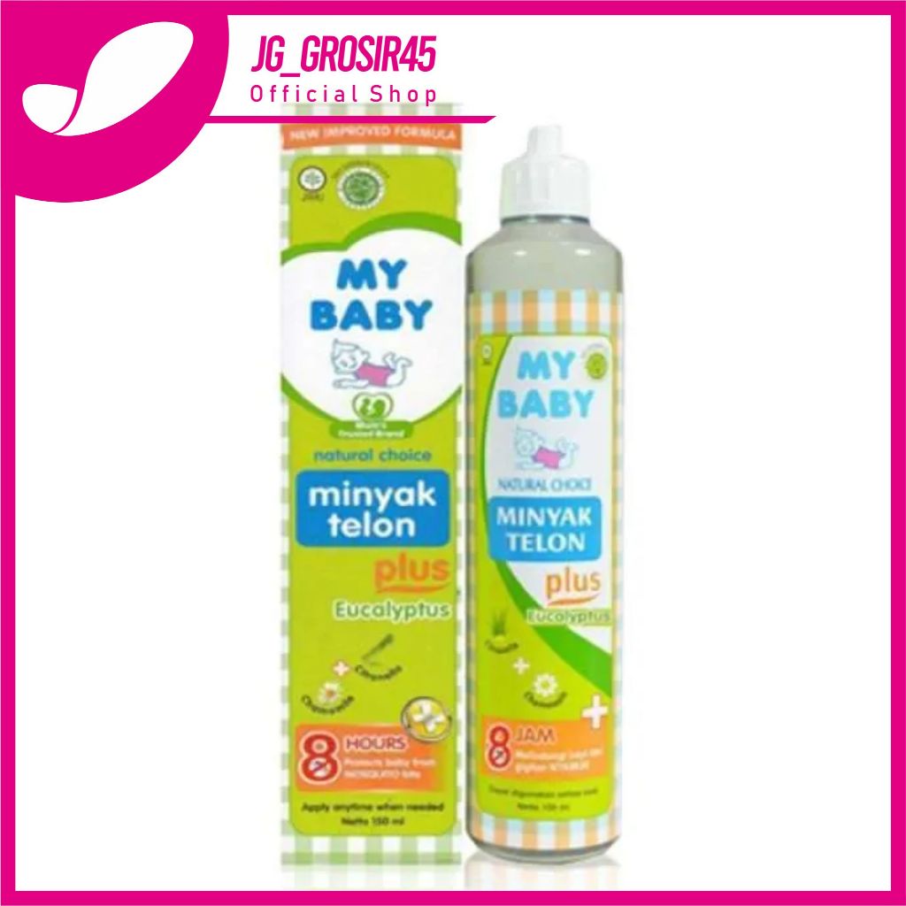 My Baby minyak telon plus 150ml - minyak telon bayi