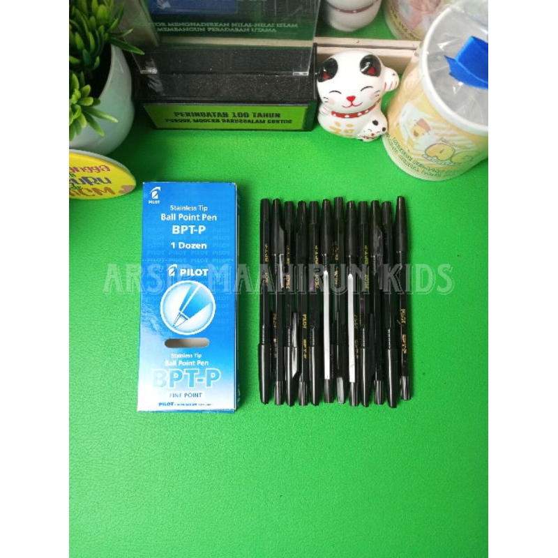 

Pulpen Ballpoint Pen Pilot BPT-P Stainless Tip Fine Point