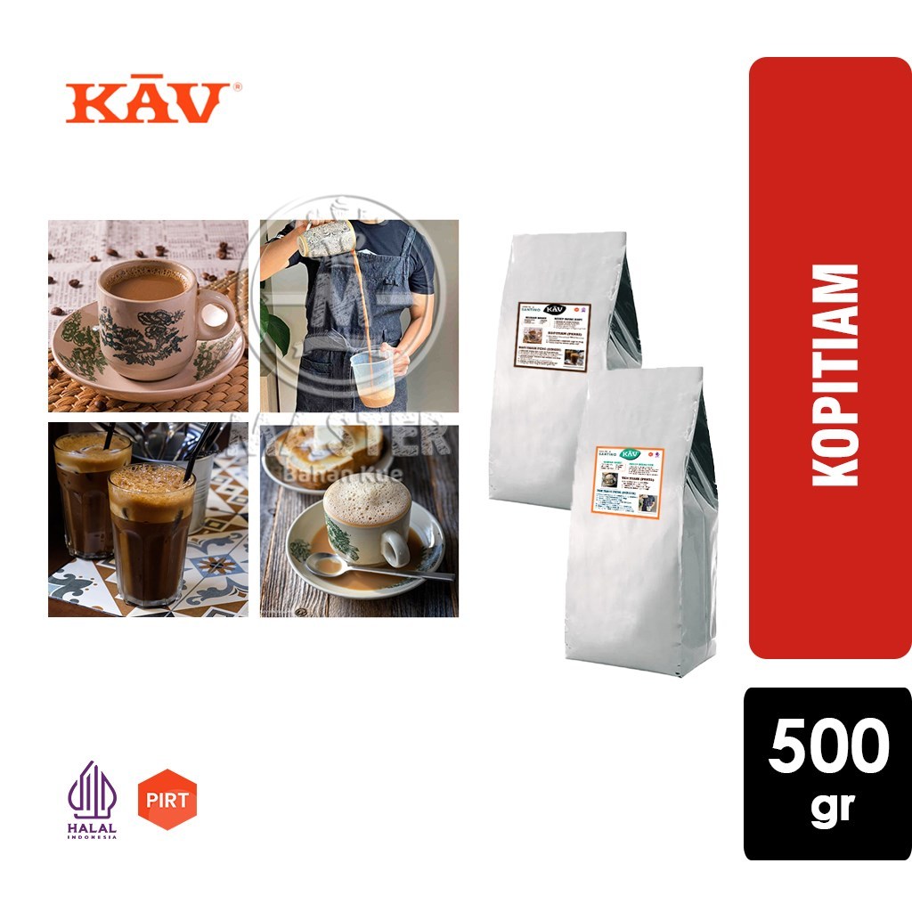 

Kopitiam Teh Tarik / Kopi Tarik KAV Bubuk Santino [Pouch 500g]