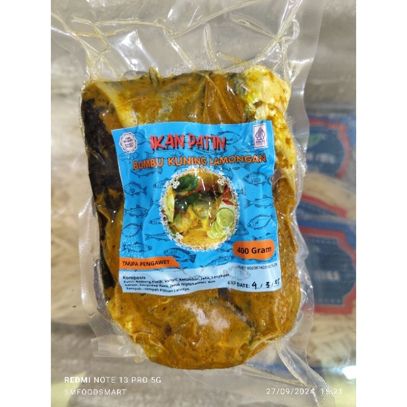 

Organik Patin Bumbu Kuning Asli Khas Lamongan 400gr