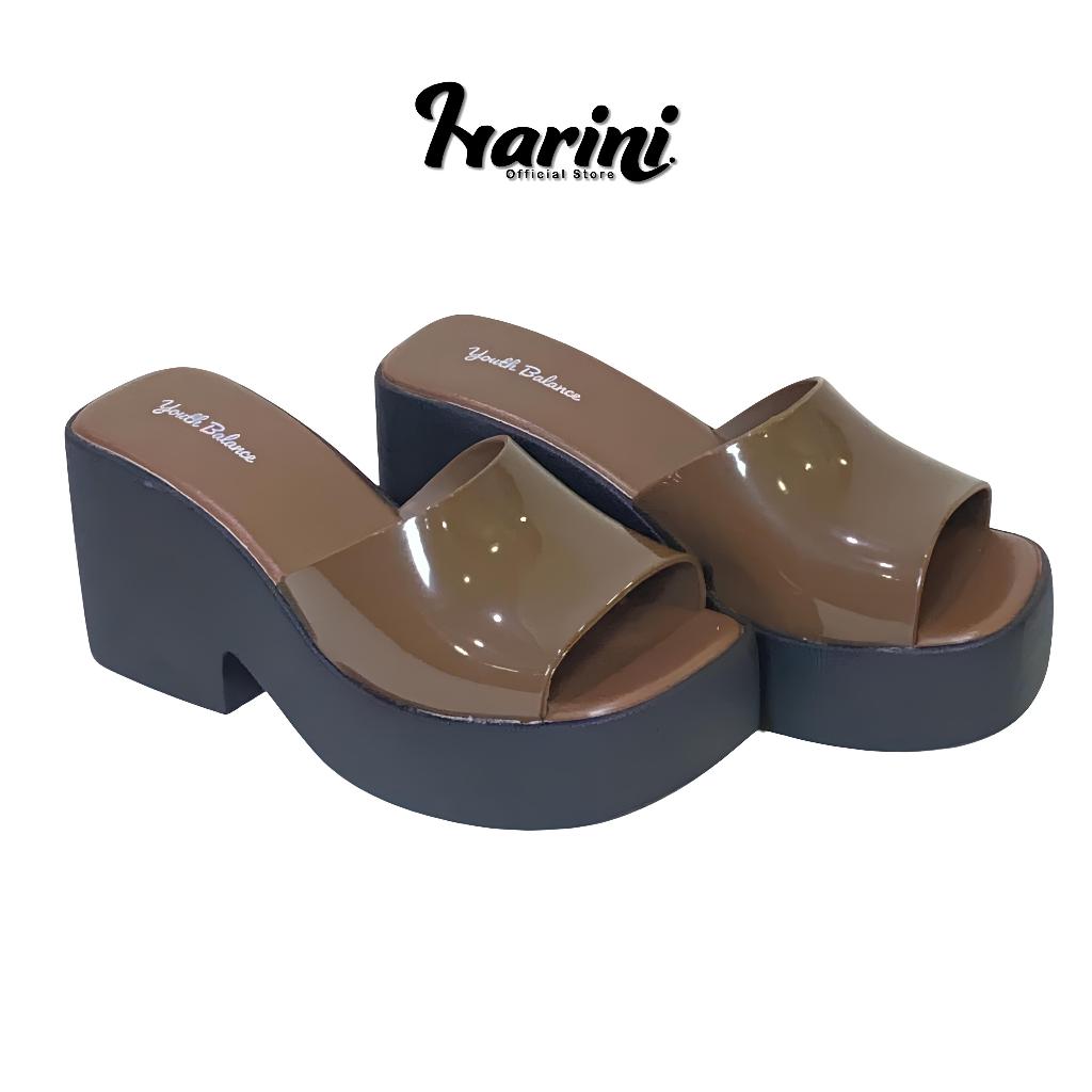 WAJIB PUNYA SANDAL SLOP WEDGES WANITA BALANCE IMPORT SENDAL EMPUK JELLY IMPORT BAHAN KARET JELLY