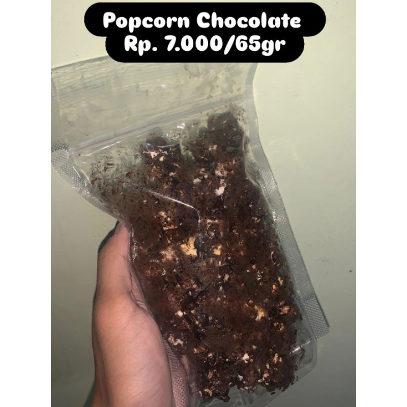 

Popcorn Cokelat 65gr cemilan murah enak berkualitas