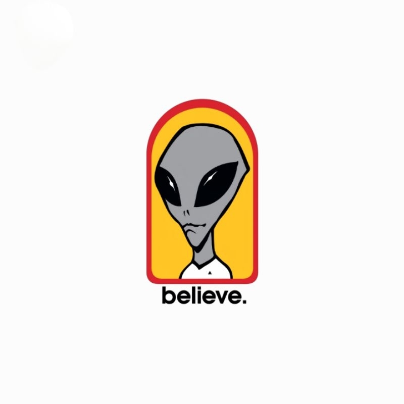 

sticker Alien Workshop believe logo brand skate stiker