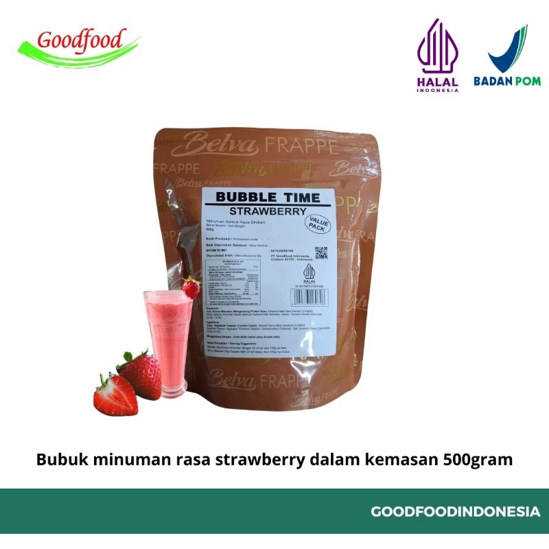 

Strawberry Bubble Time 500 gram