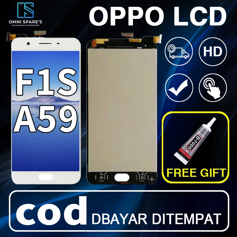 LCD FOR OPPO F1S A59 Fullset Ori Layar hp Touchscreen Sentuh Versi Tinggi