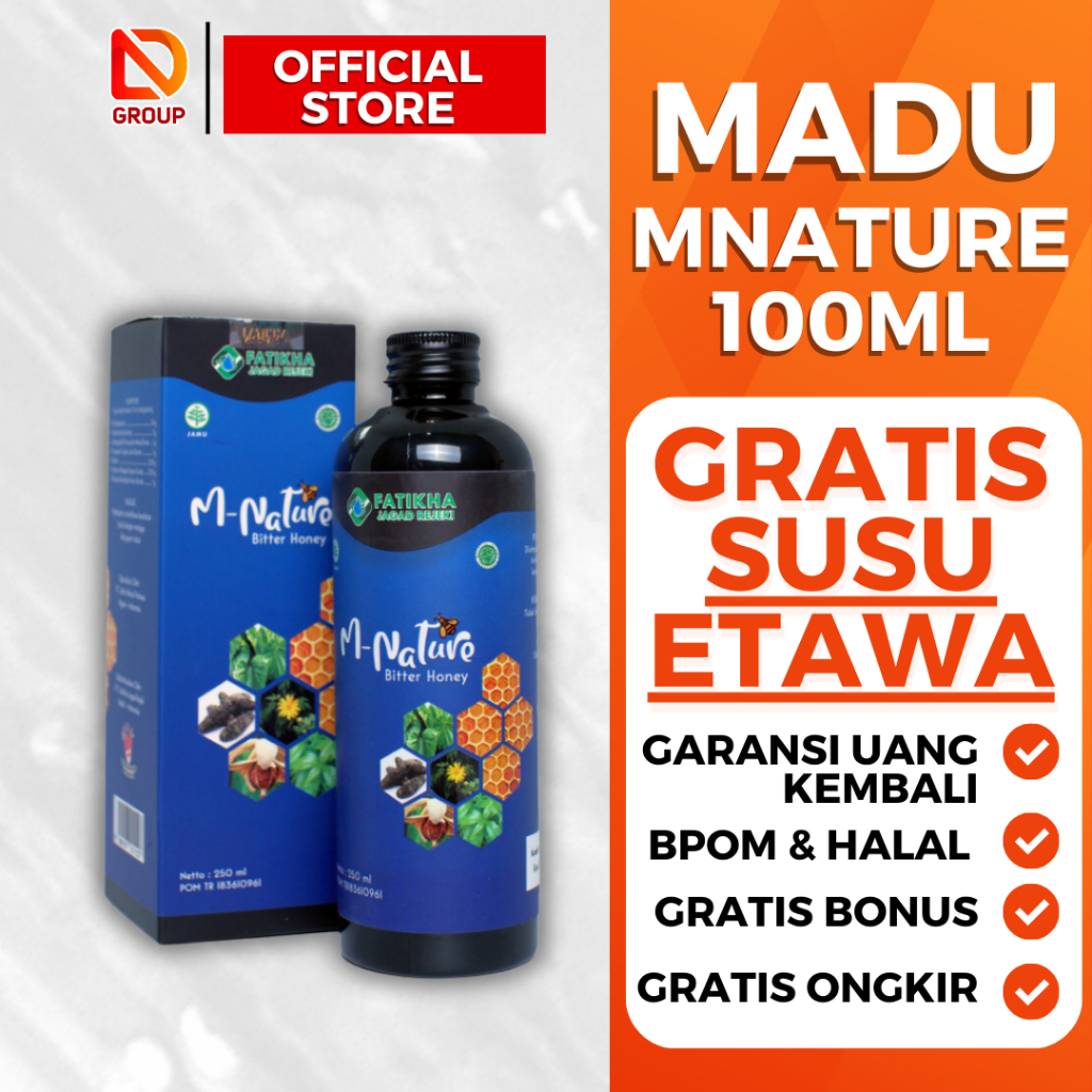 

Mnature Madu Herbal Pahit M Nature Original 100ml