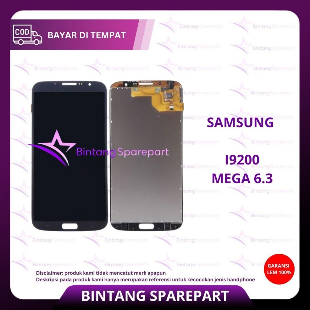 LCD TOUCHSCREEN SAMSUNG I9200 / MEGA 6.3"