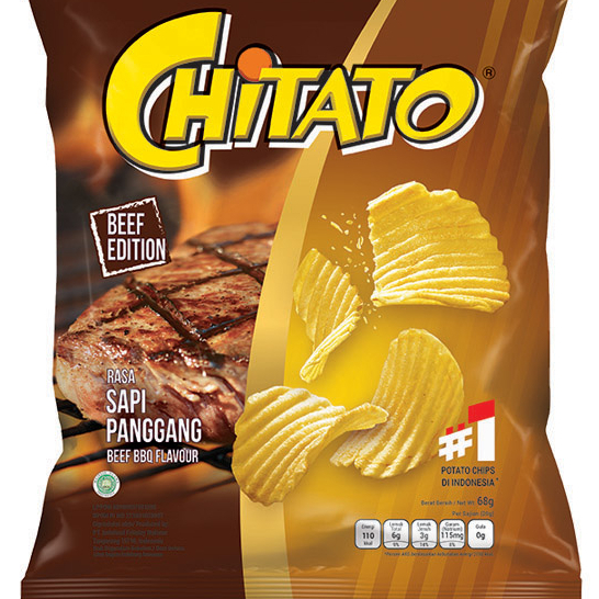 

Snack Potato Chips Sapi Panggang Chitato (68g)