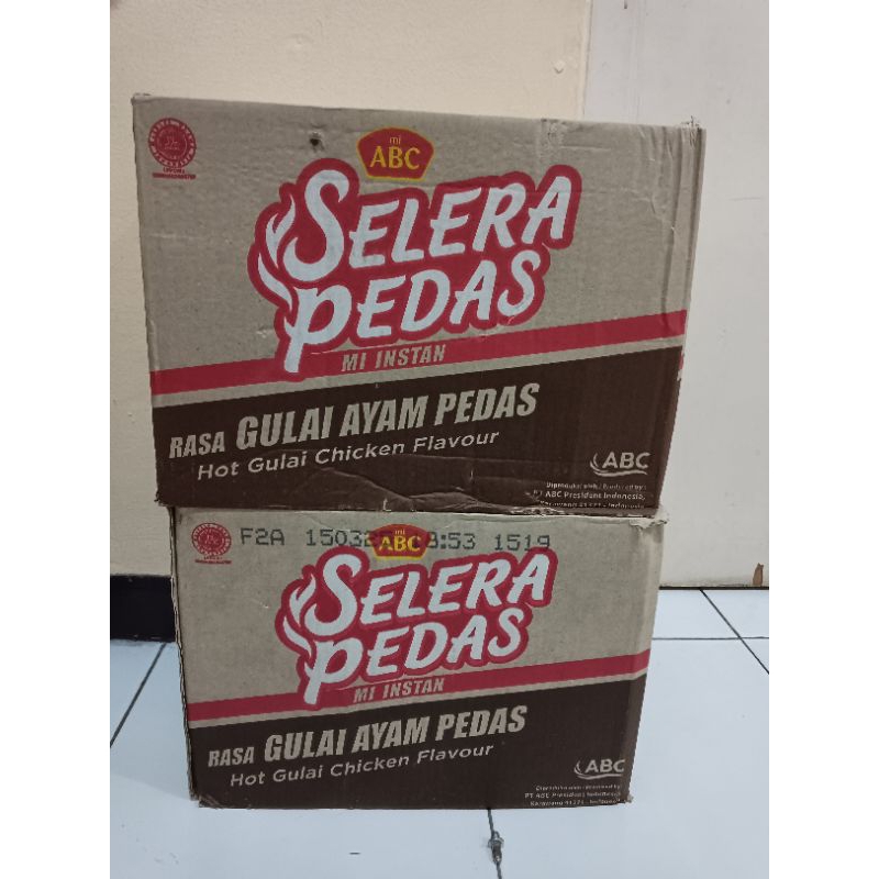 

Mie ABC Selera Pedas Rasa Gulai Pedas 1 Dos isi 40