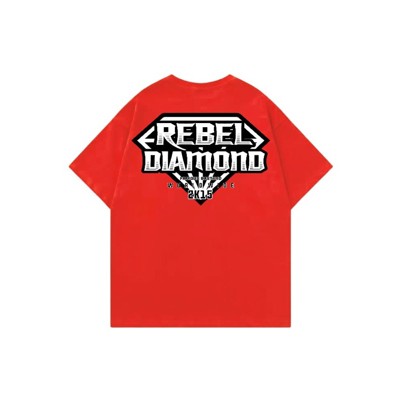 REBEL DIAMOND TSHIRT | KAOS REBEL DIAMOND | FREE STICKER