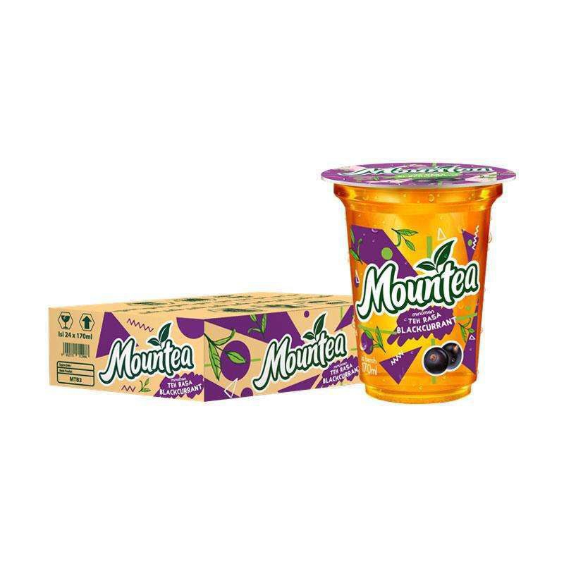 

teh mountie 170 ml 1 dus isi 24 cup