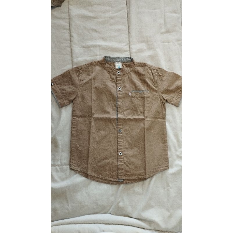 Lily and Clark kemeja cream anak cowok