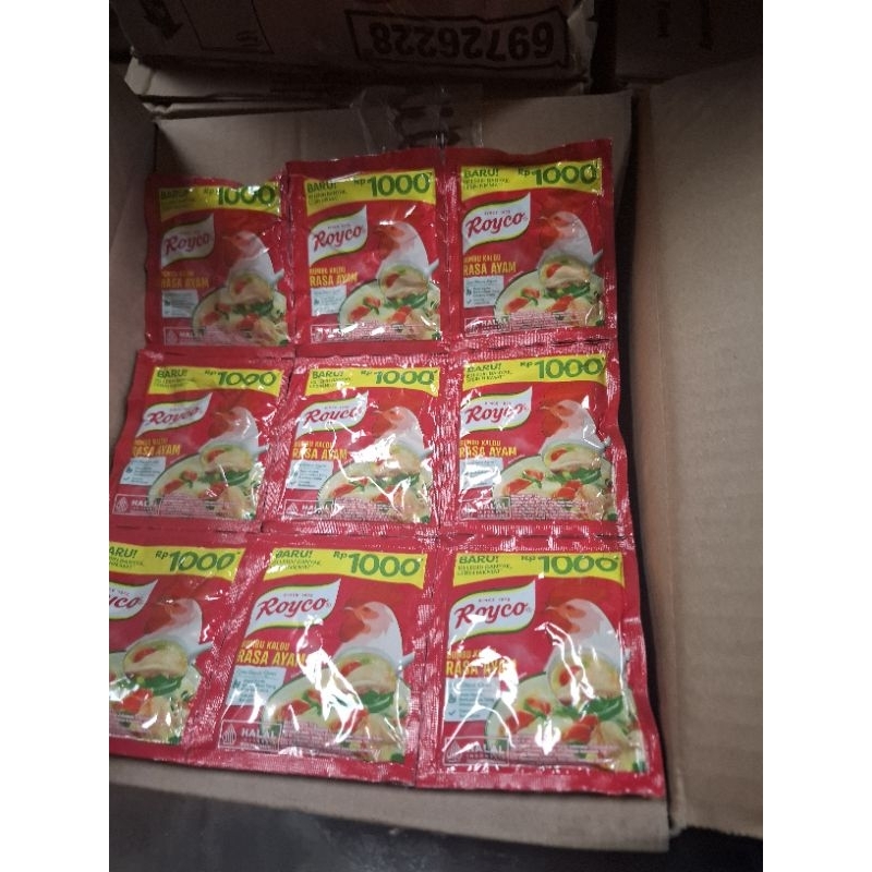 

Royco ayam renteng isi 12 (kemasan 1000 ,16g) exp 2026