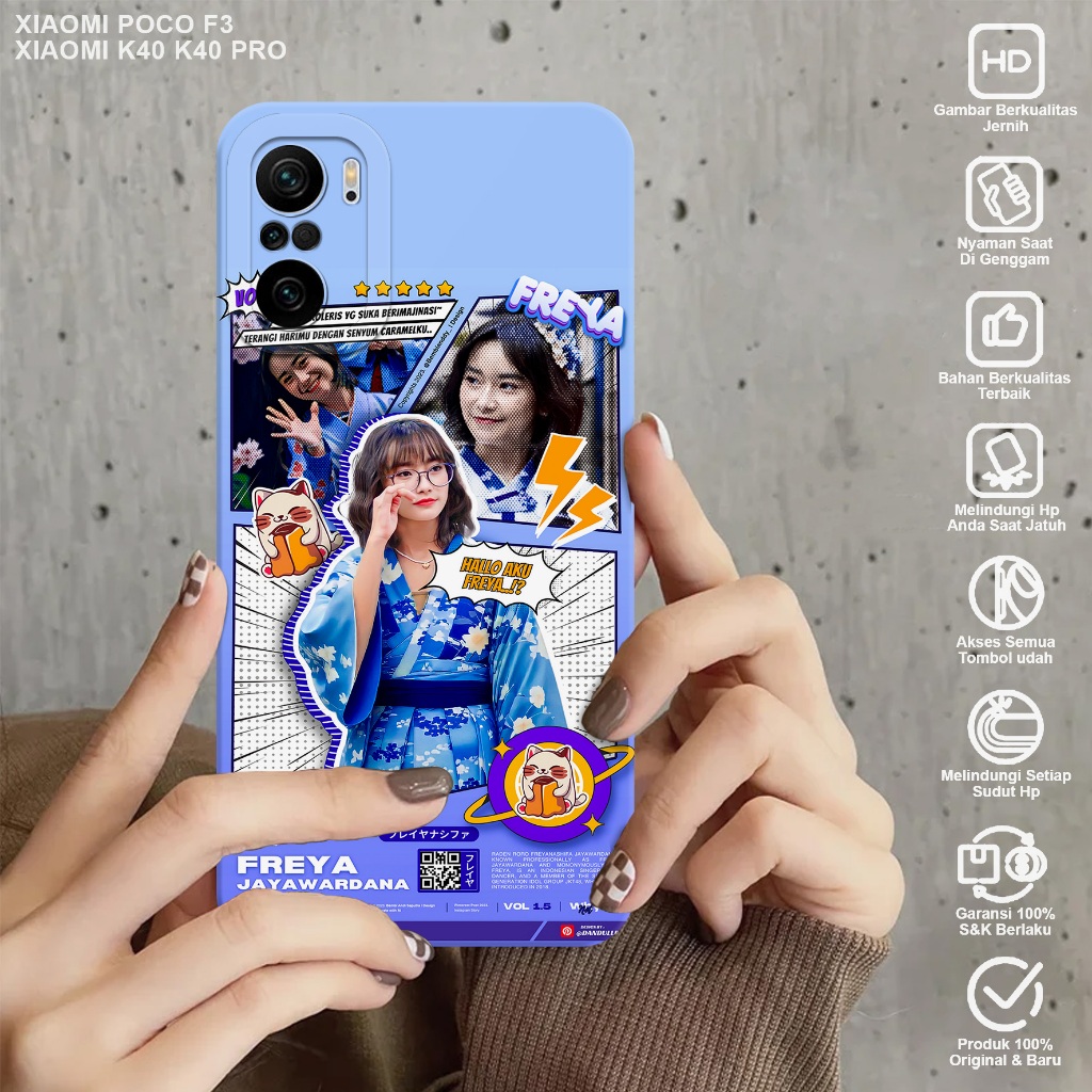 CASE XIAOMI REDMI K40 K40 PRO - Casing Hp Xiaomi Redmi K40/K40 PRO Motif JKT 48 - Case Hp Xiaomi Red