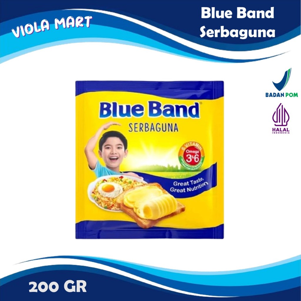 

Blue Band Serbaguna Sachet 200Gr - BlueBand Margarine Sacet murah