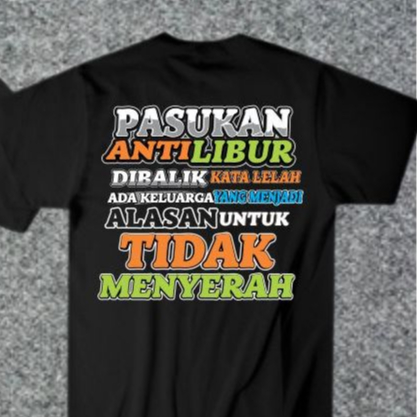 Kaos pasukan anti libur
