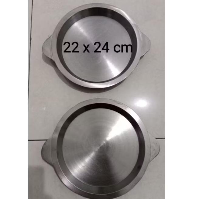 loyang martabak manis semi premium ukuran 22*24 cm plus tutup