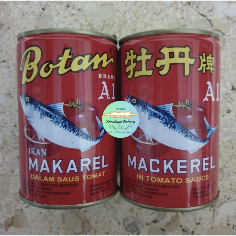 

Botan Sarden Makarel dalam saos tomat 425Gr