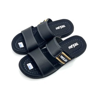 Sandal Slop Pria Treshaw Kulit High Quality | Sandal Casual | Sandal Ori | Sandal Branded