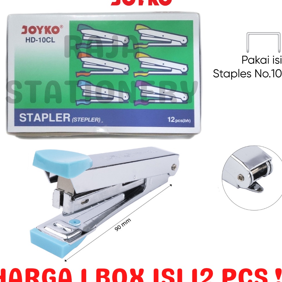 

TEKNOLOGI TERKINI STAPLER HD1 KECIL STEPLER NO1 ALAT STEPLES HEKTER HD1CL LUSIN 12PCS