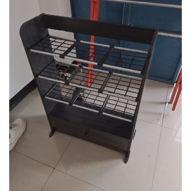 KI3 Rak sepatu sandal 12pasang sepatu Ukuran 6x32x8