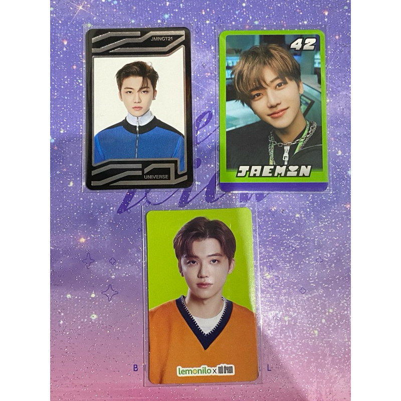 PHOTOCARD JAEMIN NCT UNIVERSE CARD INTROVERT
