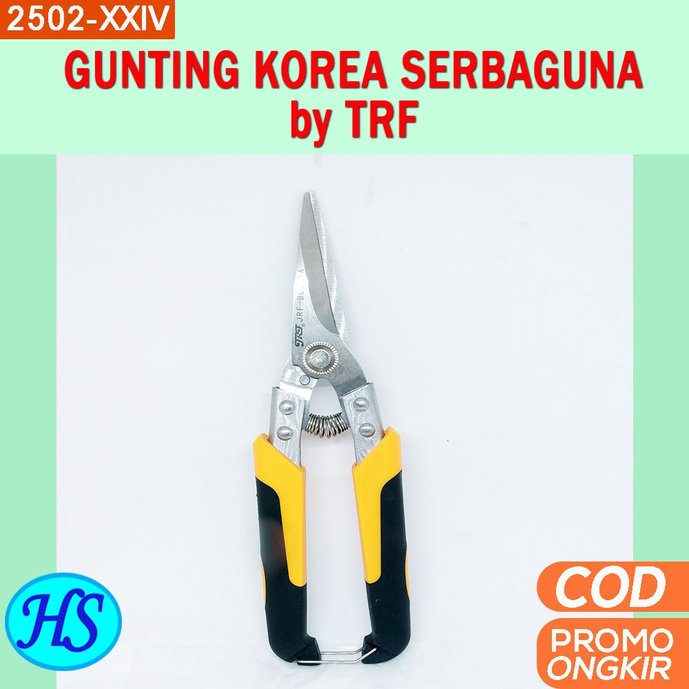 

TRF Gunting Korea Serbaguna - Gunting Seng Kawat Hollow Holo - Gunting Baja Ringan - Gunting Dahan SerbaGuna