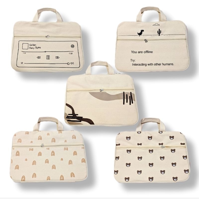 NEW TAS JINJING LAPTOP / SLEVEE LAPTOP 14 INCH / TAS LAPTOP 14 KANVAS UNISEX RESLETING