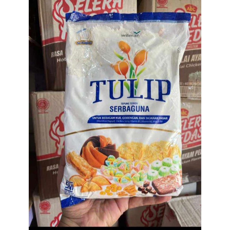 

TEPUNG TERIGU SERBAGUNA MERK TULIP 1KG