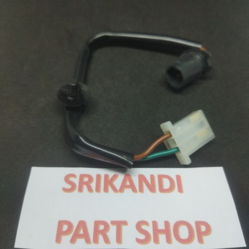 kabel fiting lampu plat nomer motor honda, beat fi new, vario 125 , vario 150 , crf original
